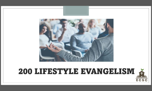 Course 200: Lifestyle Evangelism