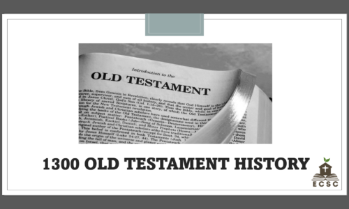 Course 1300: Old Testament History