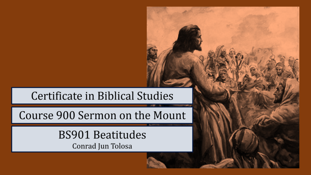 BS900: Sermon on the Mount